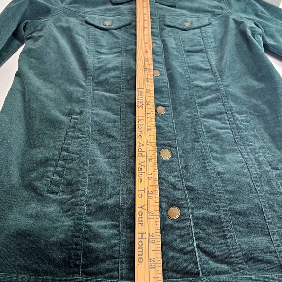NorthStyle Women's Deep Green Denim Jacket - Picture 5 of 11